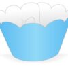SAIA MINI CUPCAKE NC TOYS AZUL CLARO 12U