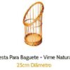 CESTO PAO VIME BAGUETTE 25CM