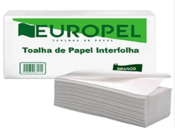 PAPEL TOALHA EUROPEL BRANCO 1000FL