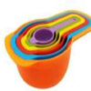 JOGO MEDIDOR CONFEITUDO COLLOR 6PCS