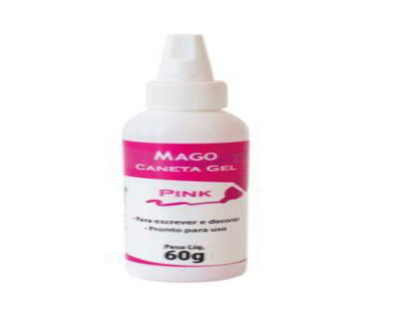 CANETA DECORACAO MAGO GEL PINK 60G