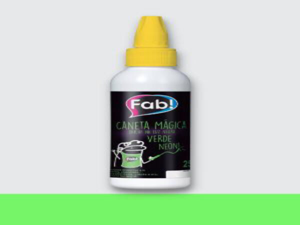 CANETA DECORACAO FAB NEON VERDE 60G