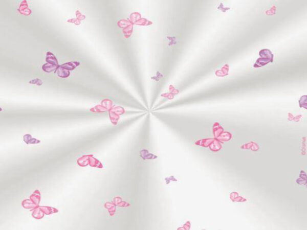 SACO CROMUS 10X14 BORBOLETA LILAS 100UN