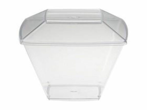 COPO MOUSSE QUADRADO C/T 100ML 10UN