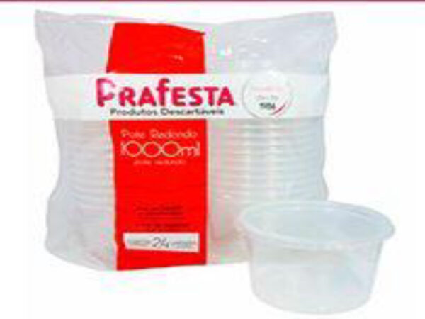 POTE PRAFESTA RED C/TAMPA 1000ML 24UN