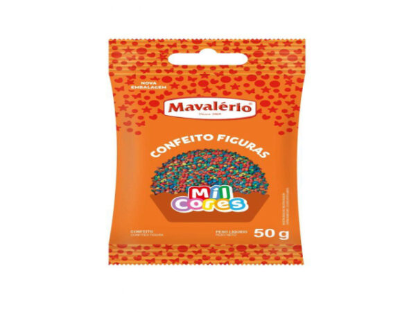 CONFEITO MAVALERIO MINICONFETE 50G