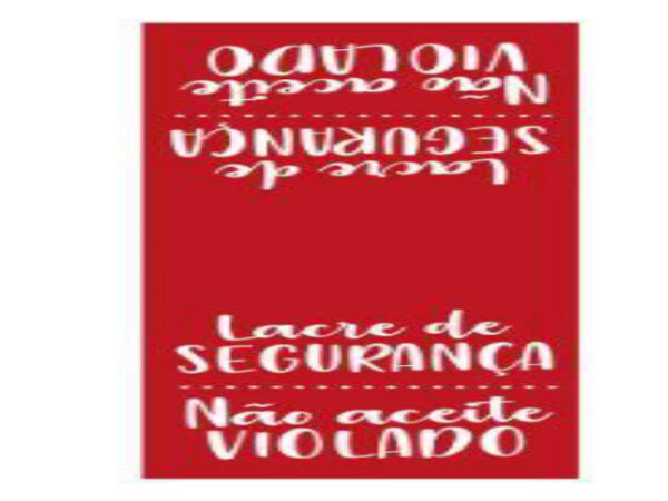 LACRE ADESIVO 3X10 VERMELHO 500UN